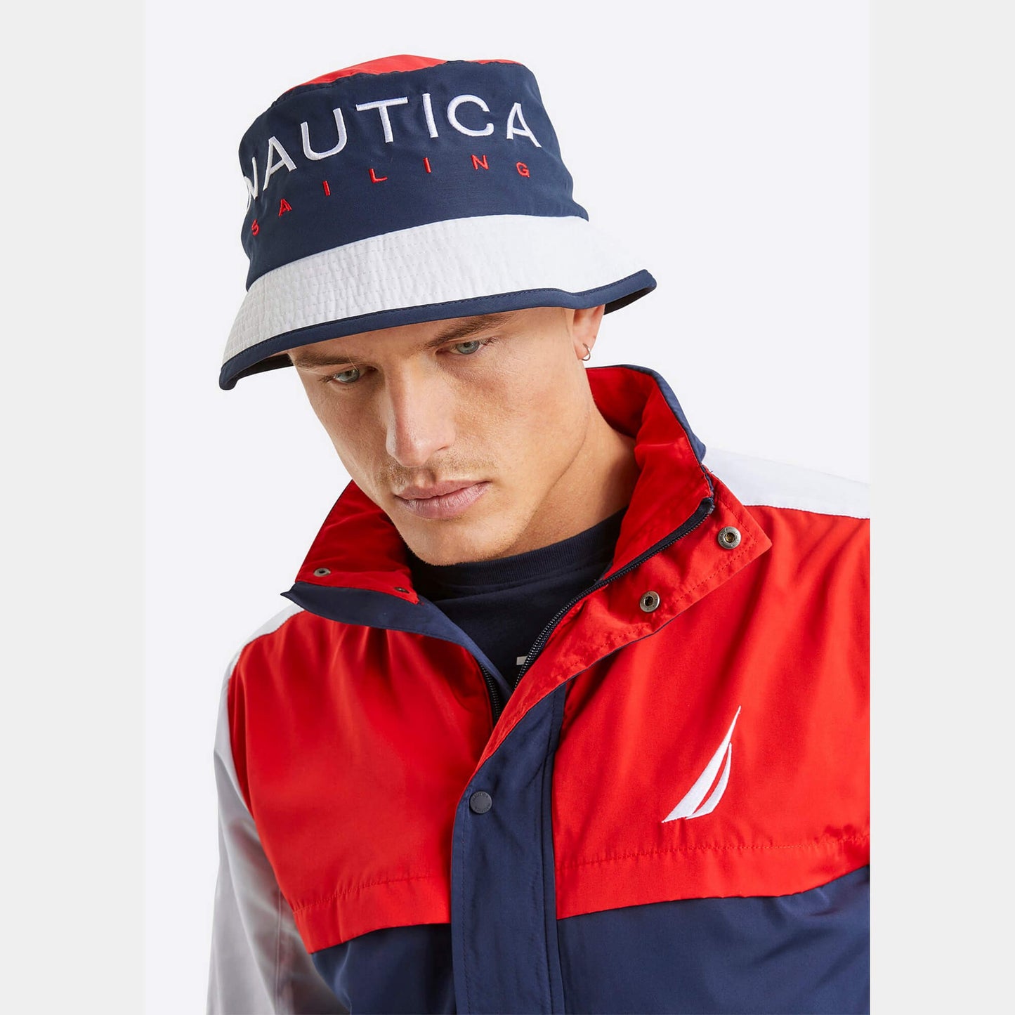 Nautica Caspian Bucket Hat Dark Navy