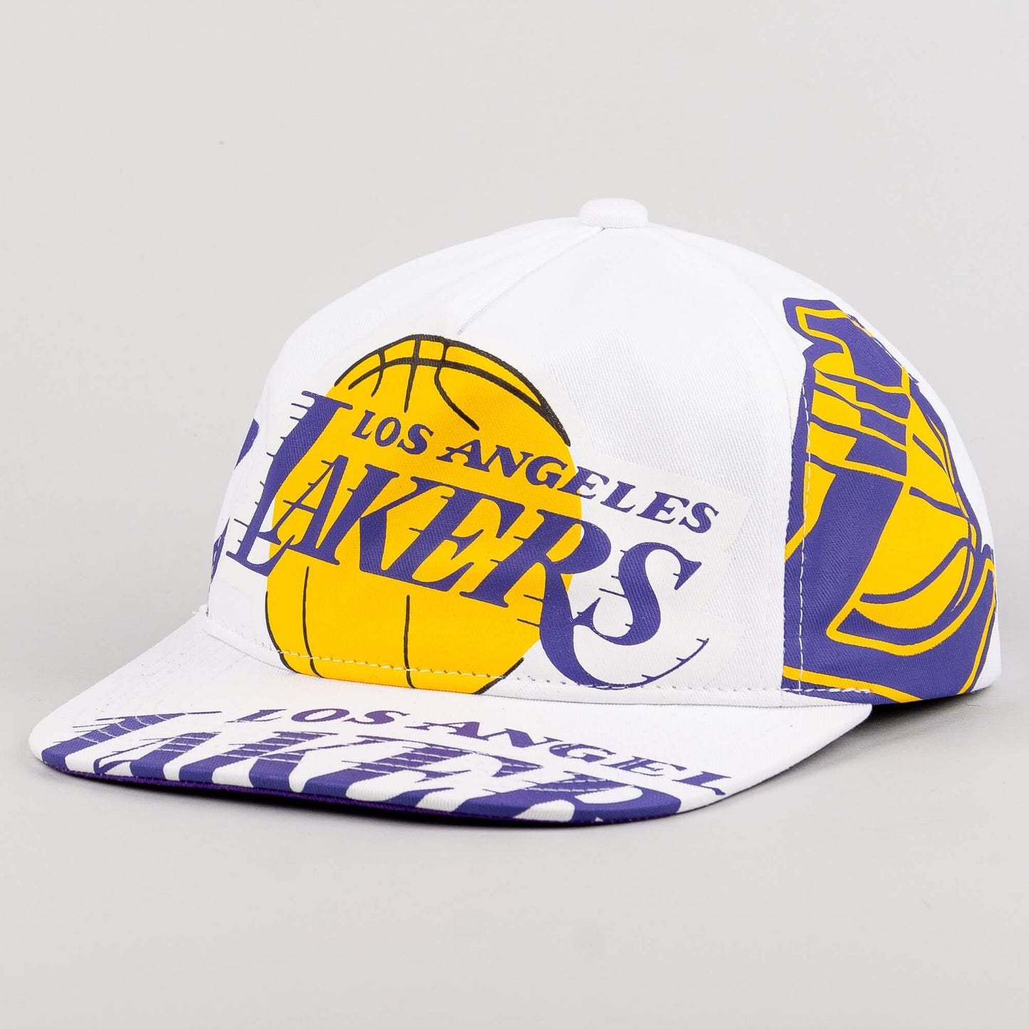 Šiltovka Mitchell & Ness NBA In Your Face Los Angeles Lakers biela