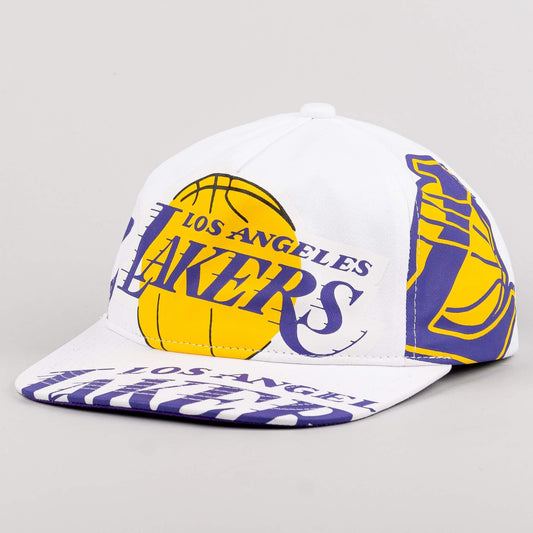 Šiltovka Mitchell & Ness NBA In Your Face Los Angeles Lakers biela