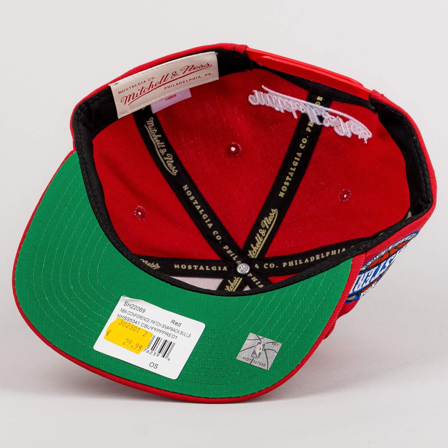 Mitchell & Ness NBA Conference Patch Snapback Chicago Bulls Red