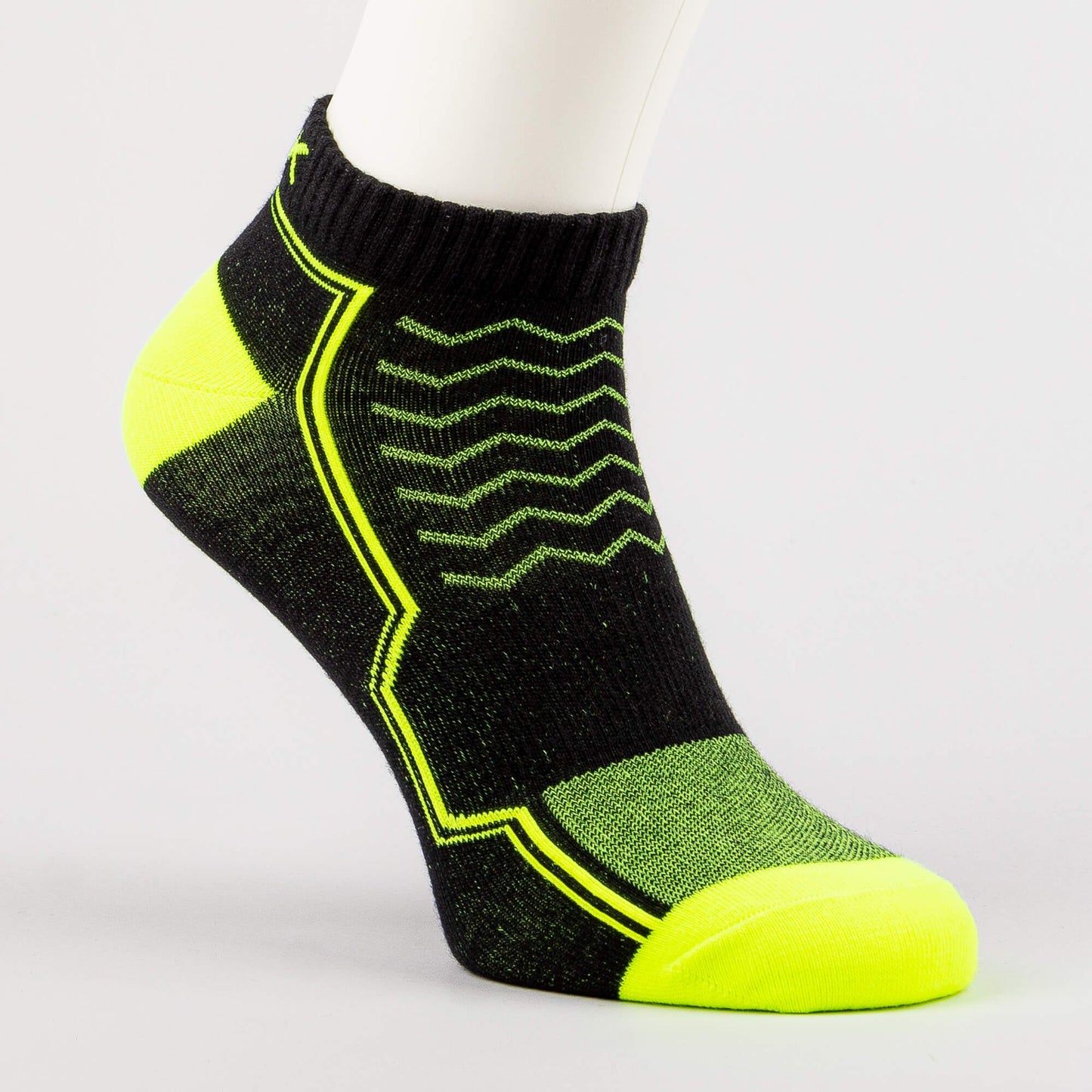 Ponožky Peak Low Cut Socks tmavošedé/zelené