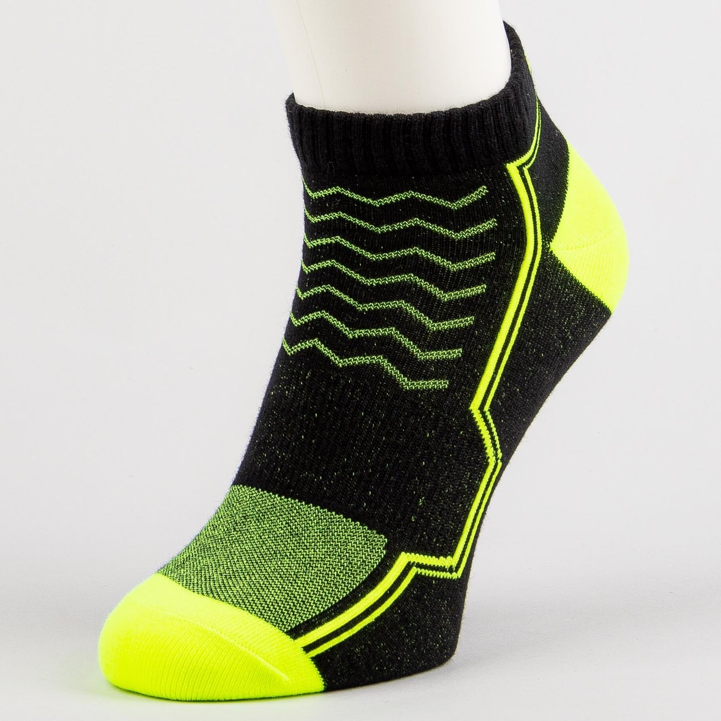 Ponožky Peak Low Cut Socks tmavošedé/zelené