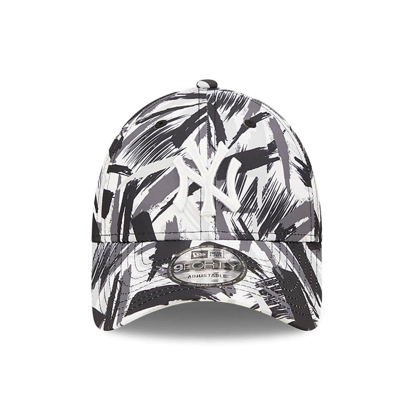 New Era MLB New York Yankees Painted Black 9FORTY Adjustable Cap