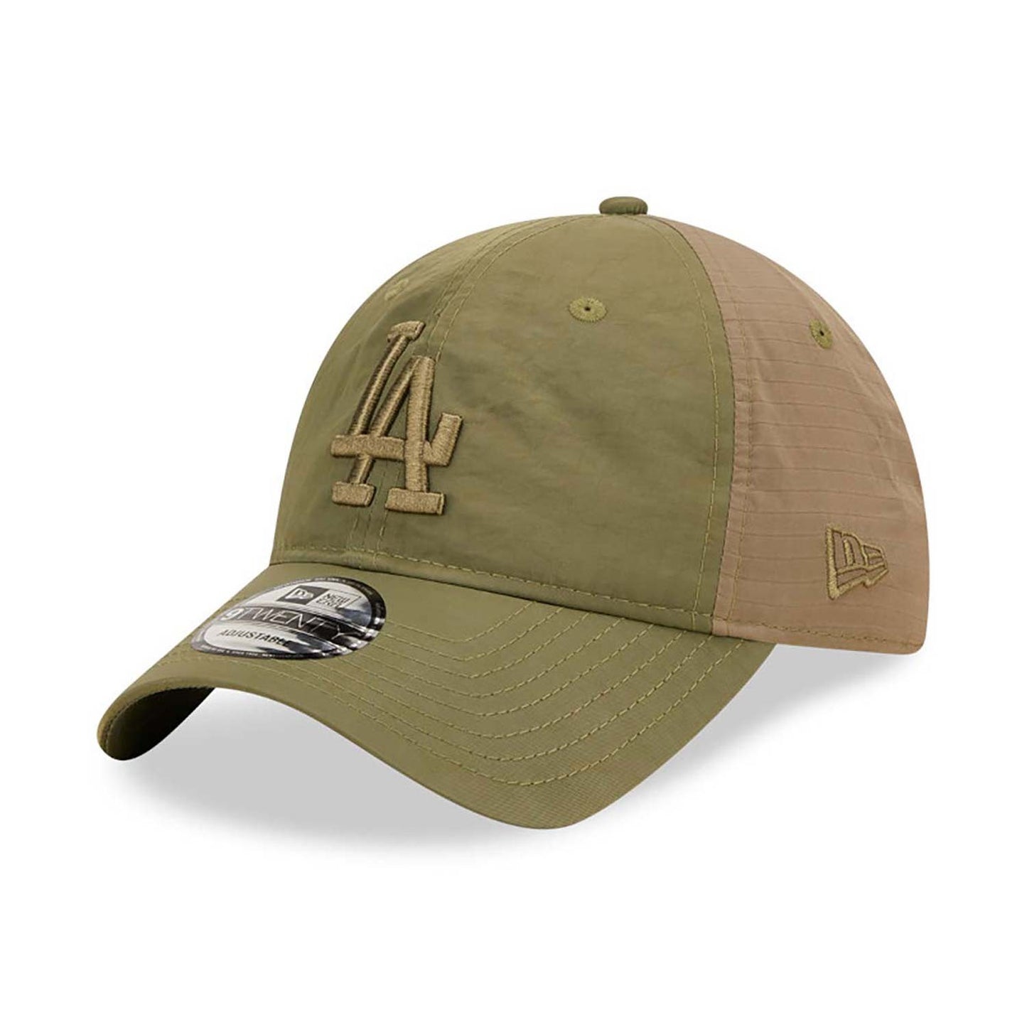 New Era MLB LA Dodgers Multi Texture Green 9TWENTY Adjustable Cap