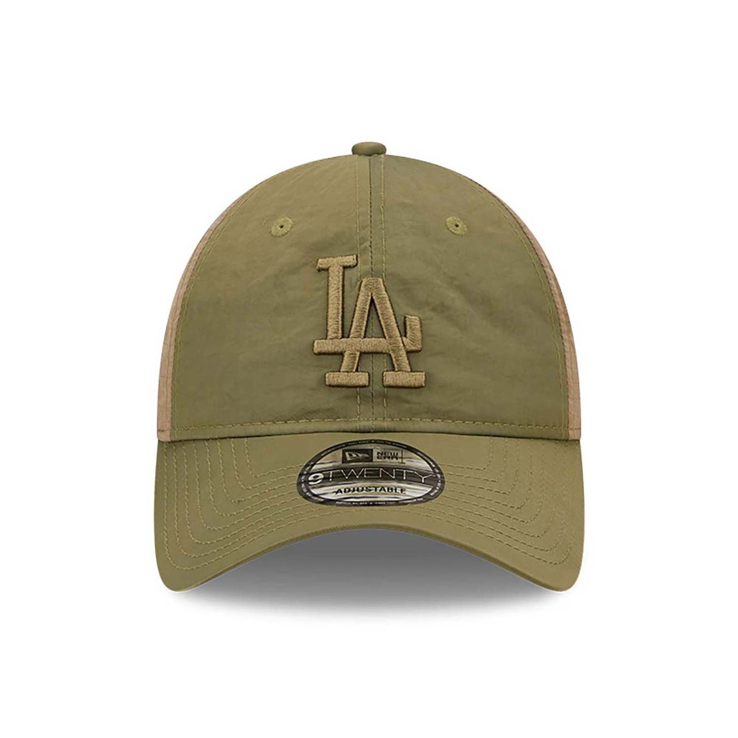 New Era MLB LA Dodgers Multi Texture Green 9TWENTY Adjustable Cap