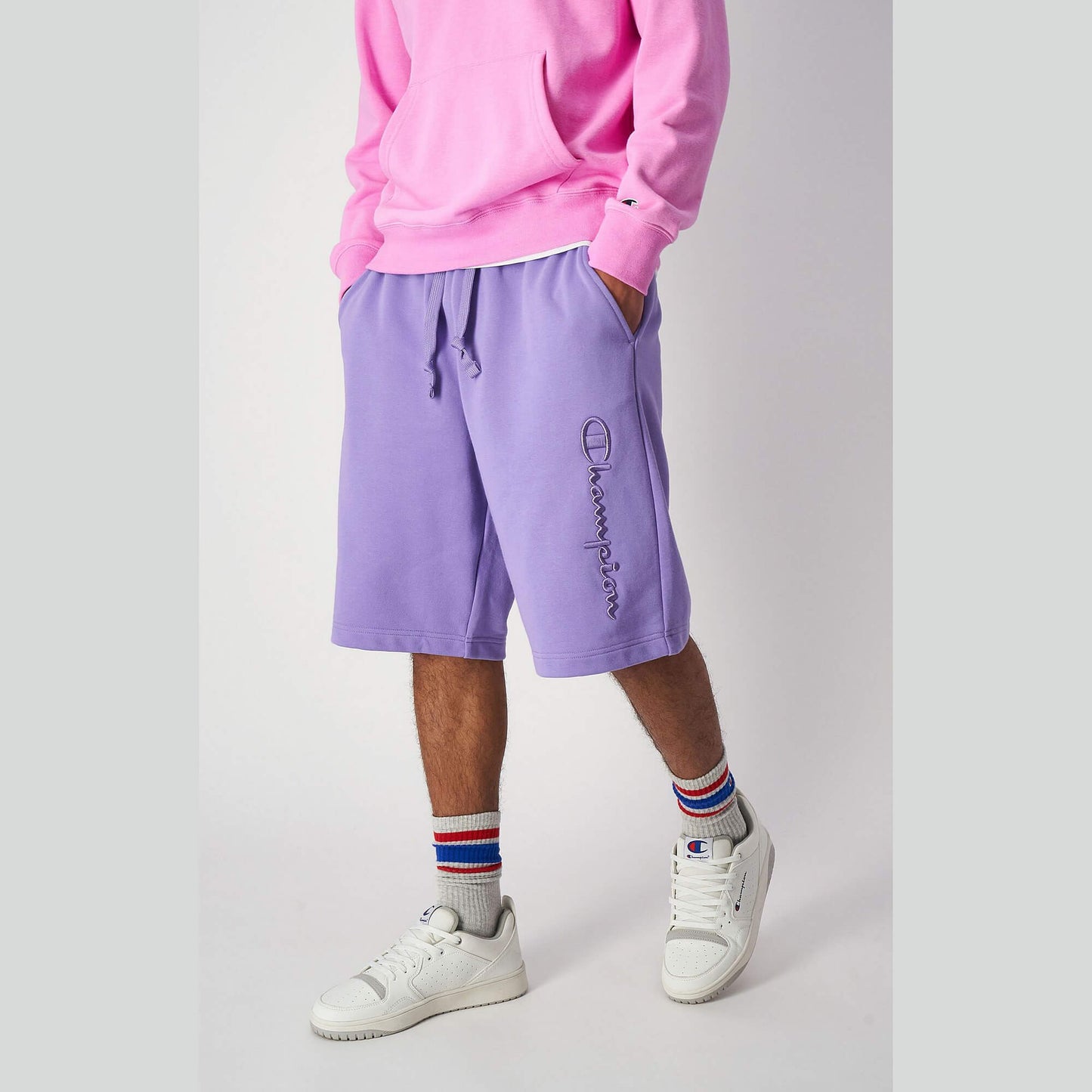 Champion Knitted long bermuda Purple