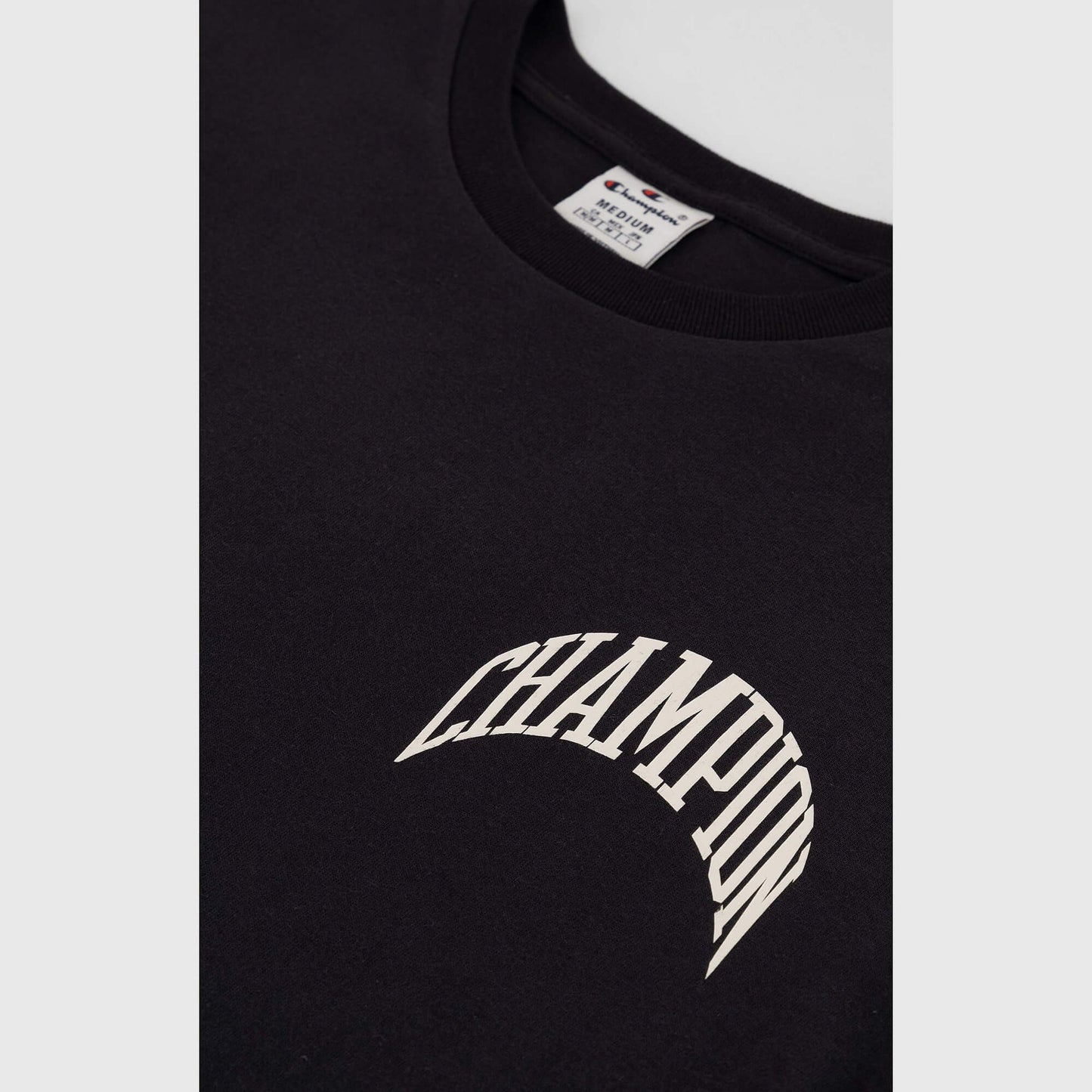 Champion Knitted City Explorer Crewneck T-Shirt Charcoal