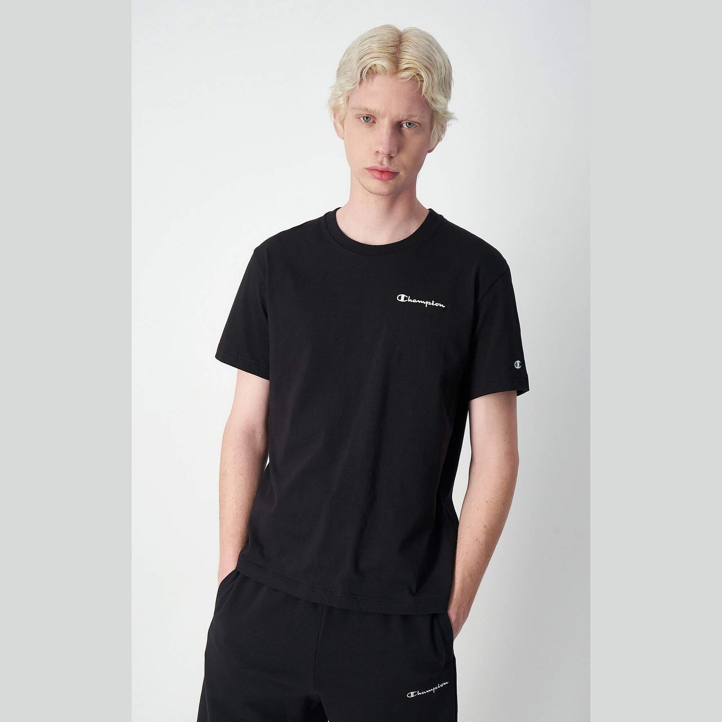 Champion Knitted crewneck t-shirt Black