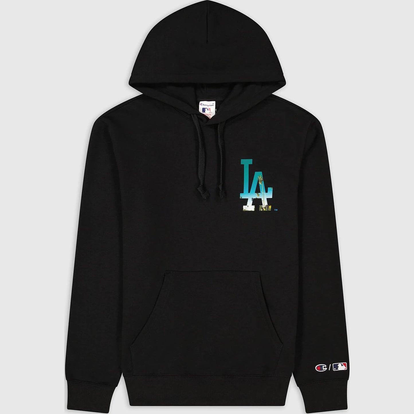 Mikina s kapucňou Champion MLB Knitted hooded sweatshirt čierna