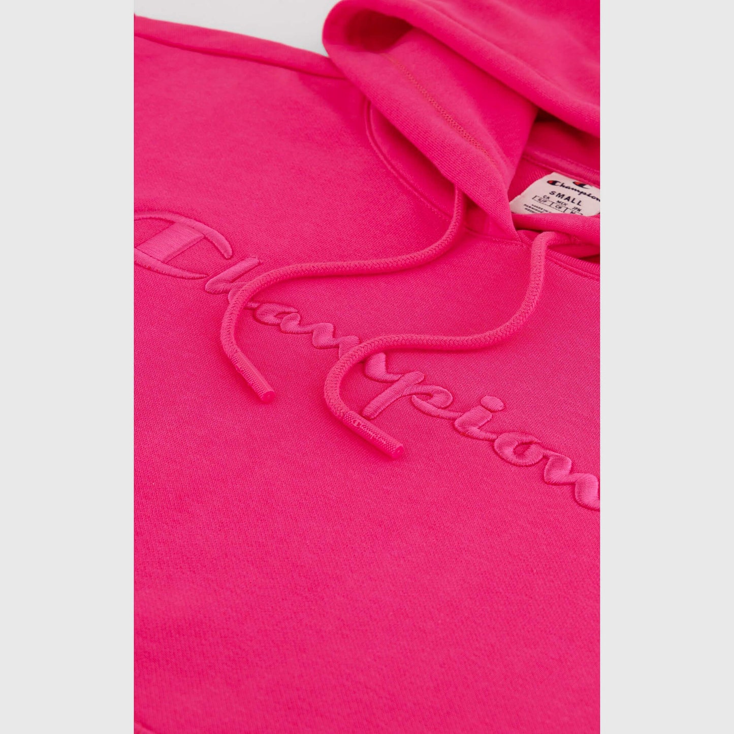 Champion Logo Hooded Sweatshirt Pink
