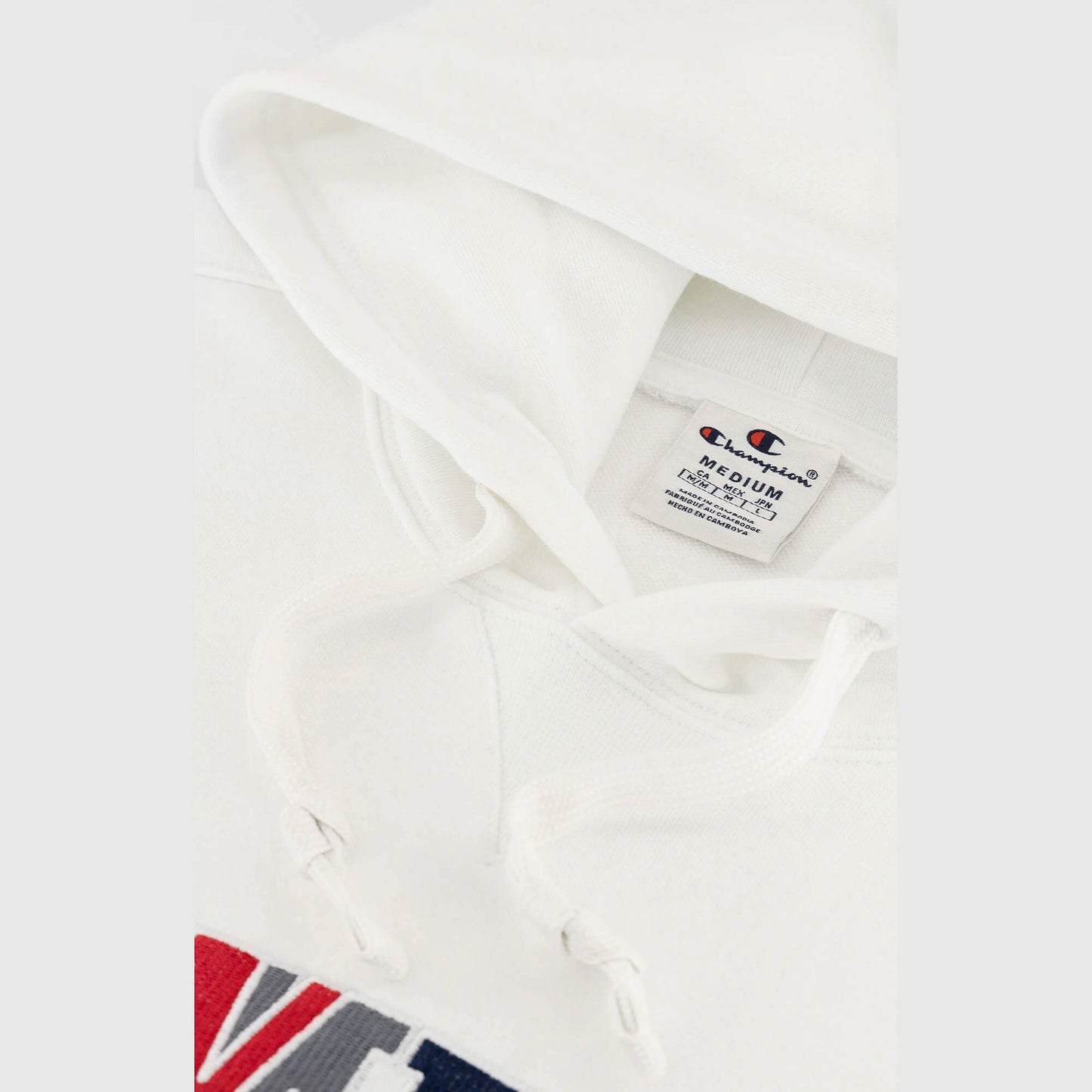 Champion Knitted Bookstore Hooded Sweatshirt Off White