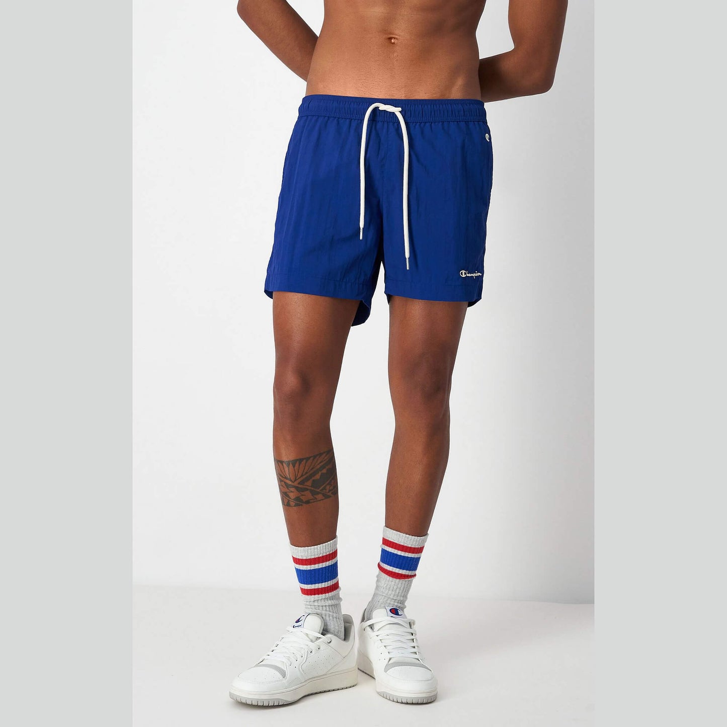 Šortky Champion Woven Eco Future Beachshort tmavomodré