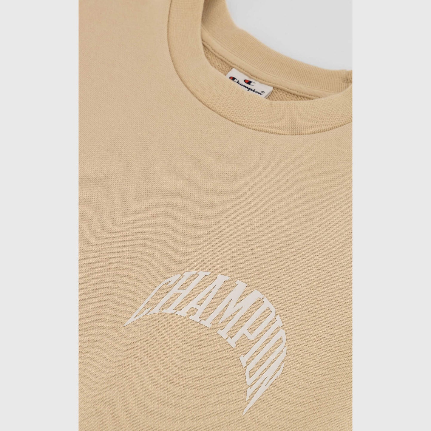 Mikina Champion city explorer Knitted crewneck sweatshirt piesková