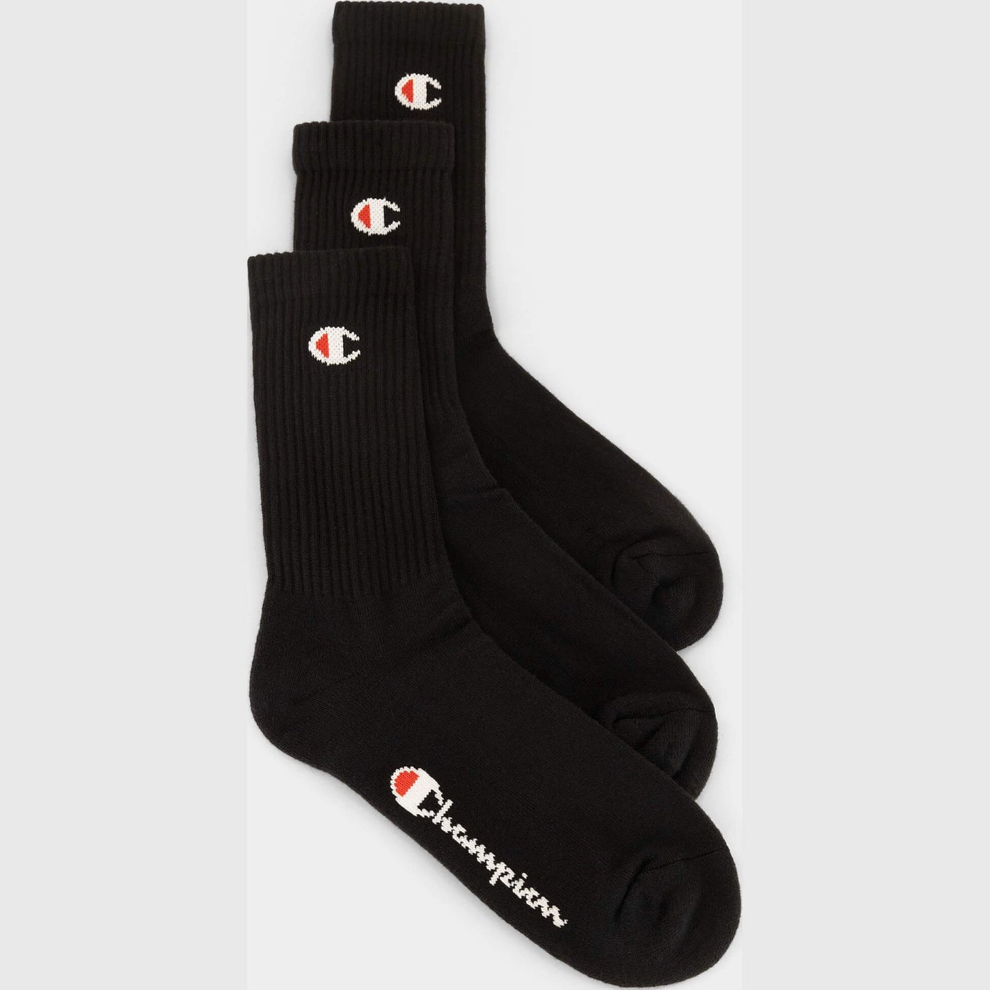 Ponožky Champion 3 páry crew socks čierne