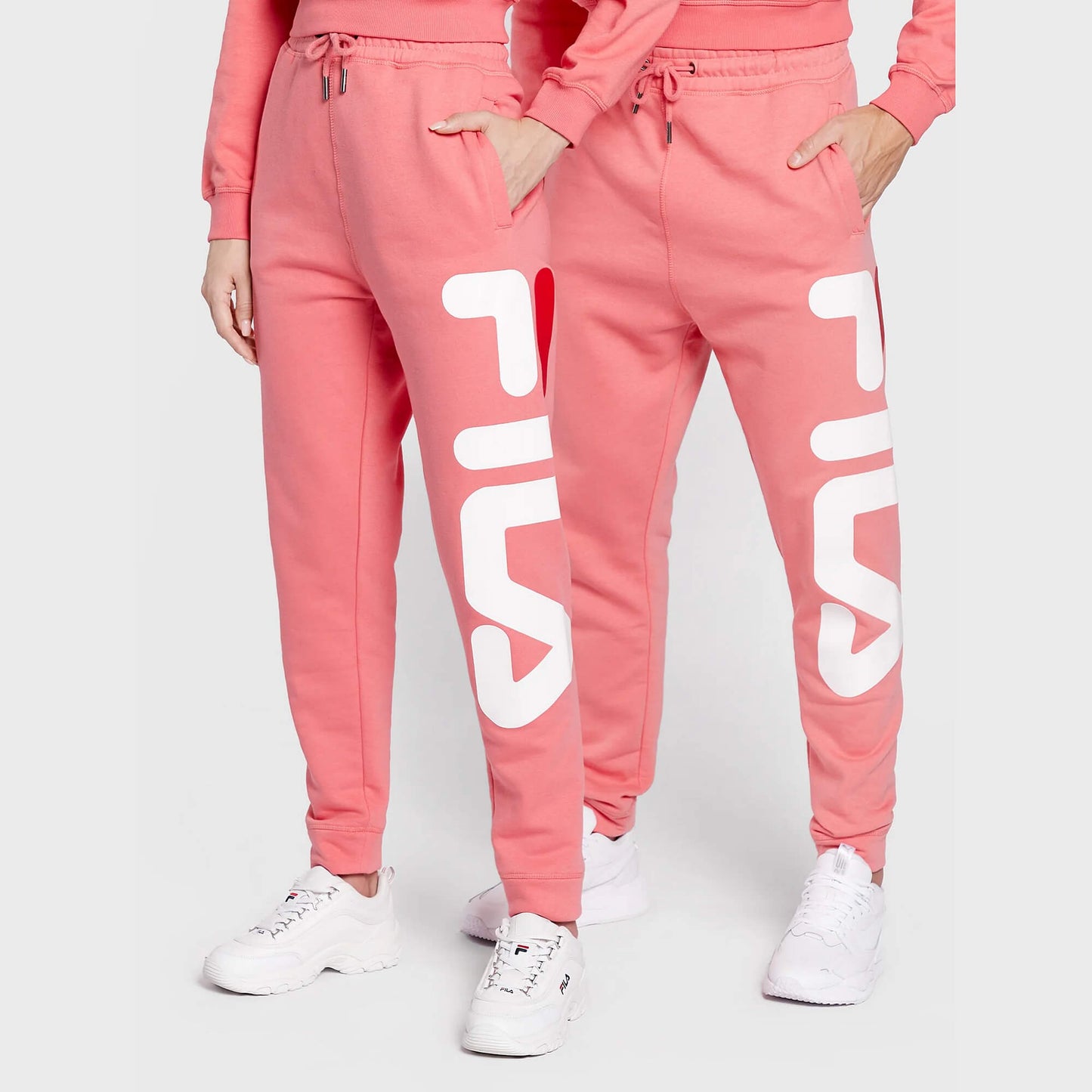 Unisex tepláky FILA BRONTE pants Tea ružové