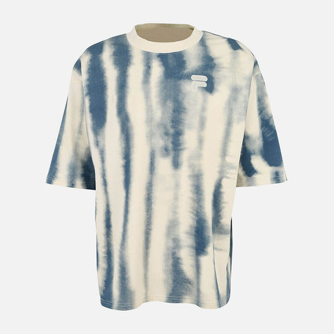 Fila CAPOLIVERI AOP oversized tee Antique White Water Abstract AOP