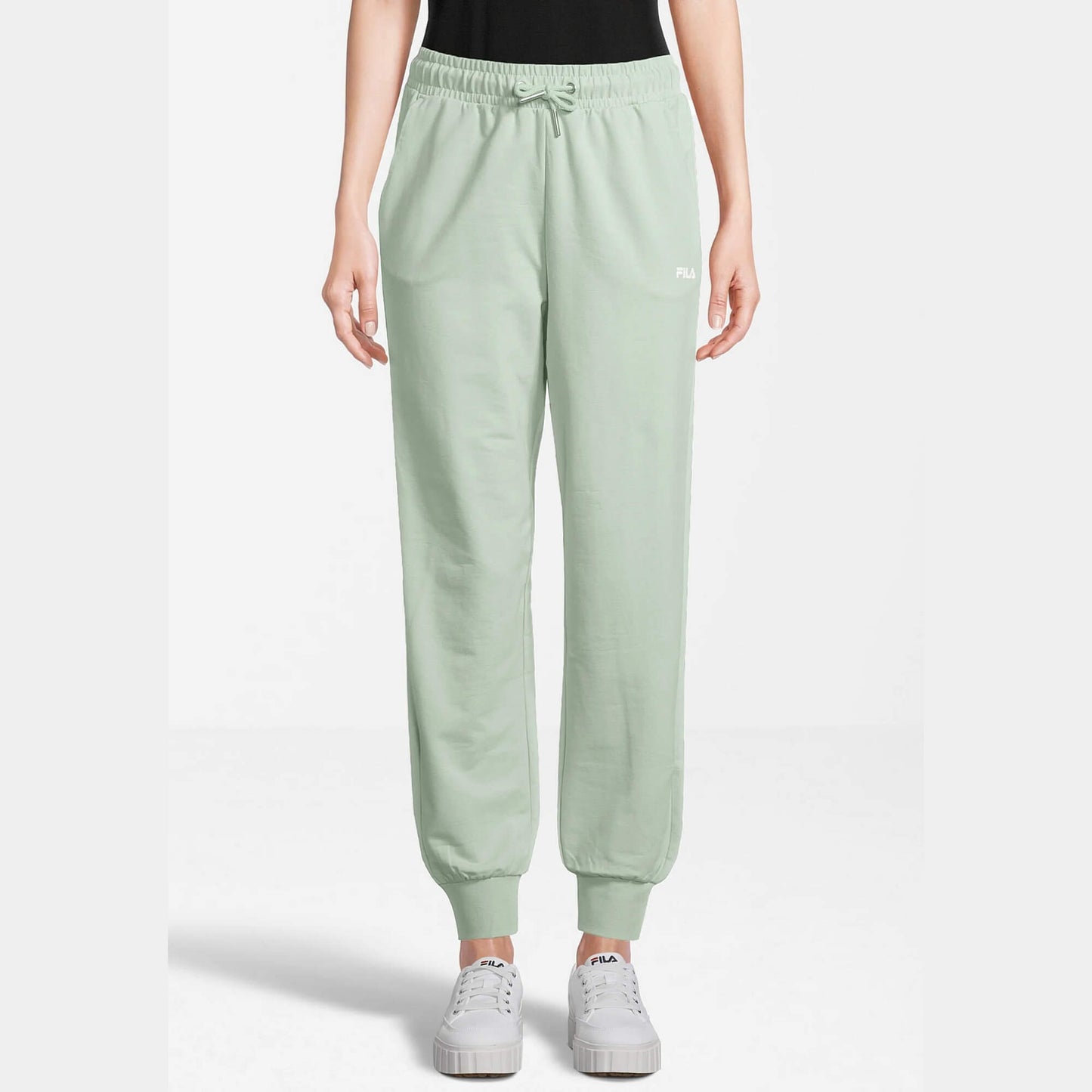 Dámske tepláky Fila BALIMO high waist sweatpants zelené