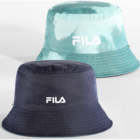 Fila BEAUVAIS Reversible Fitted Bucket hat Beryl Green Floral Batic AOP