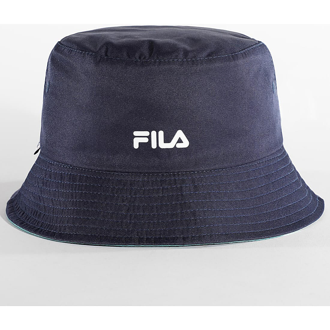 Fila BEAUVAIS Reversible Fitted Bucket hat Beryl Green Floral Batic AOP