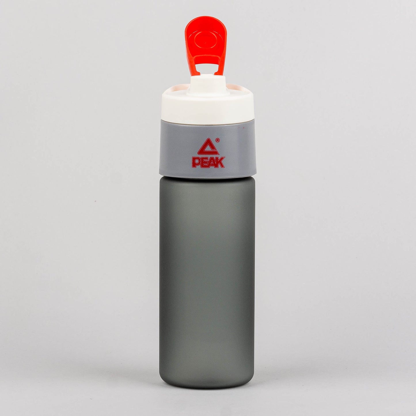 Športová fľaša Peak Tritan Bottle (450ml) šedá/červená