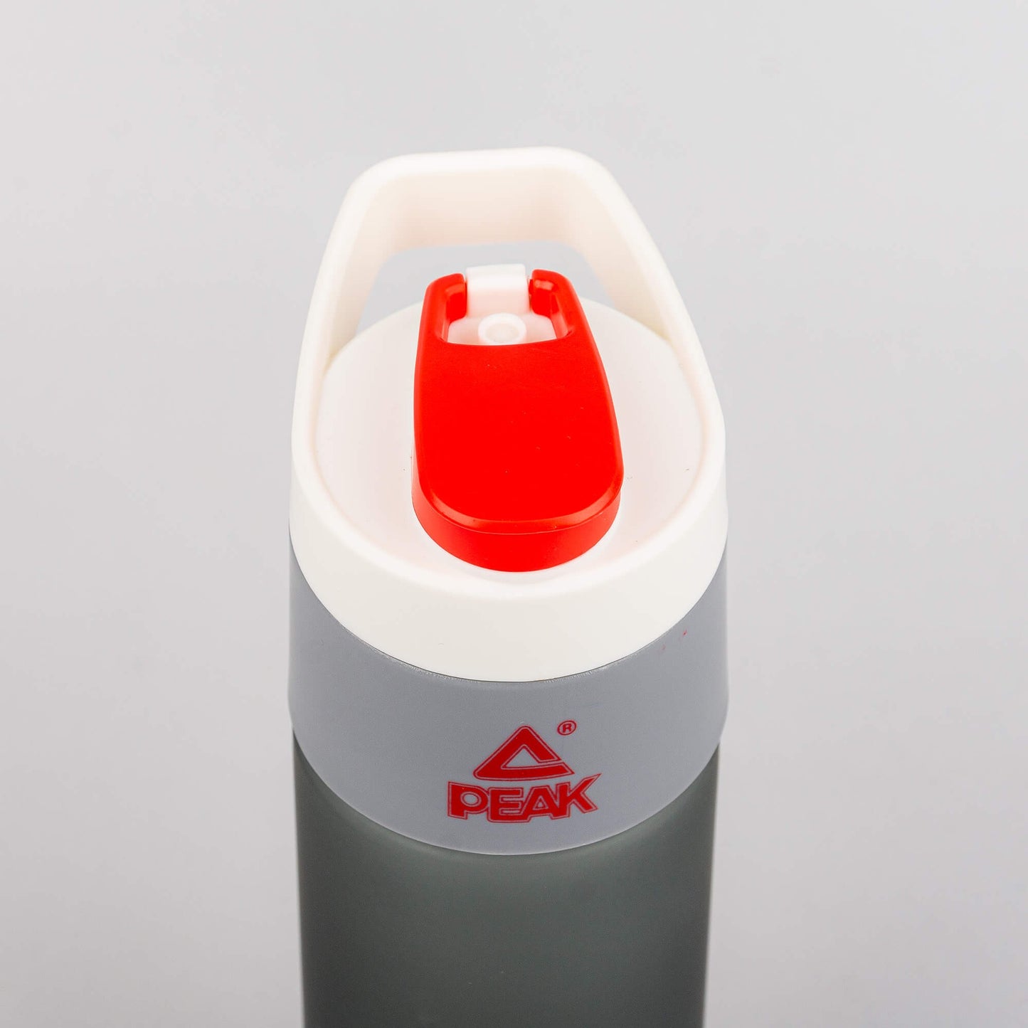 Športová fľaša Peak Tritan Bottle (450ml) šedá/červená