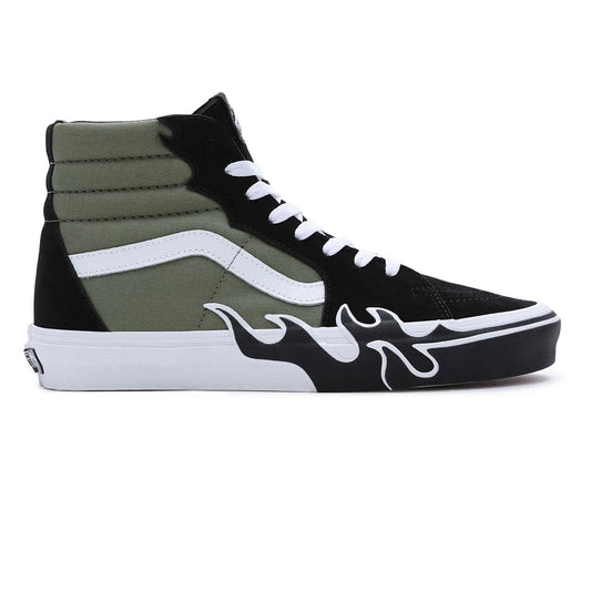 Tenisky Vans UA SK8-Hi Flame LODEN GREEN