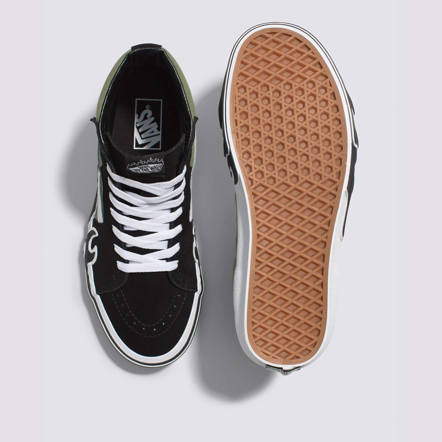 Tenisky Vans UA SK8-Hi Flame LODEN GREEN