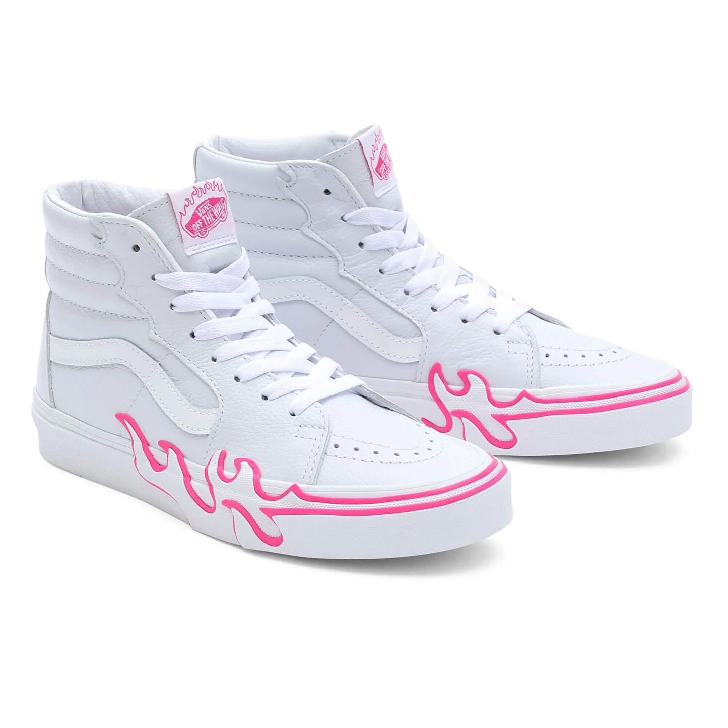 Tenisky Vans SK8-Hi Flame Pop Pink Glo