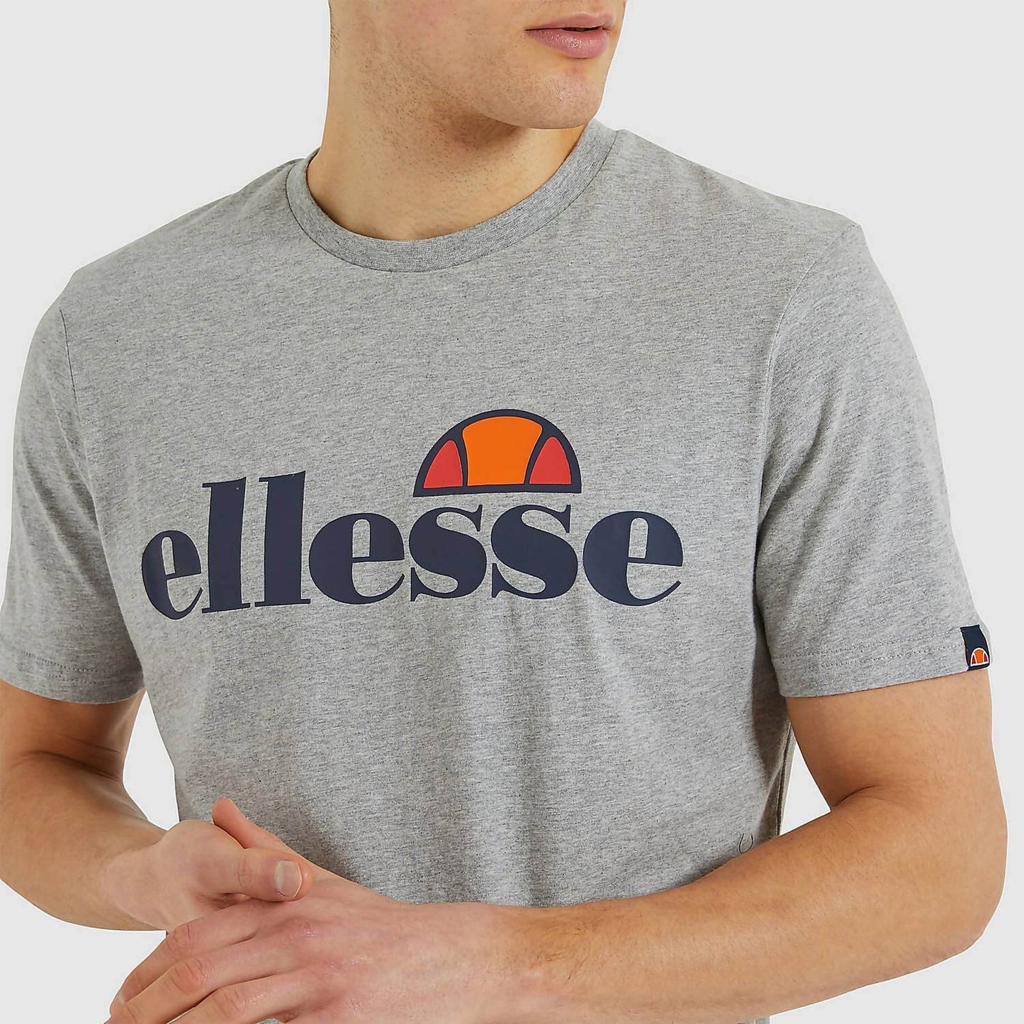Ellesse Heritage Prado T-Shirt Grey Marl