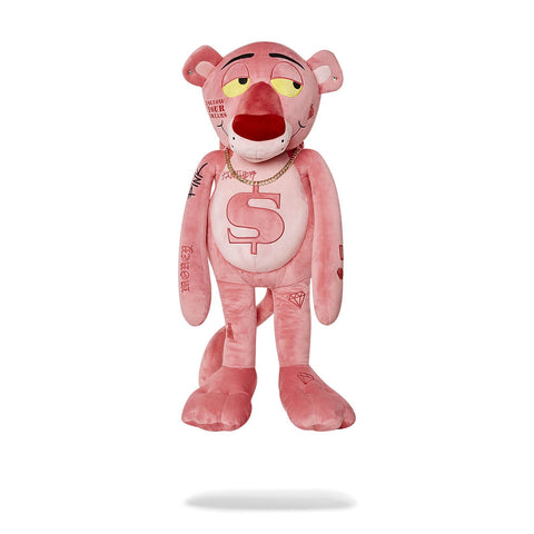 Sprayground Pink Panther Up To No Good Teddy (Money)Bear Backpack Pink