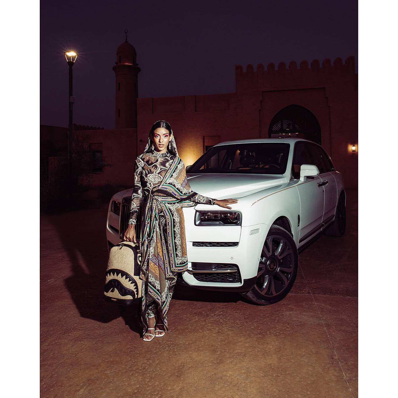 Batoh Sprayground Raffia Palm Backpack zlatý