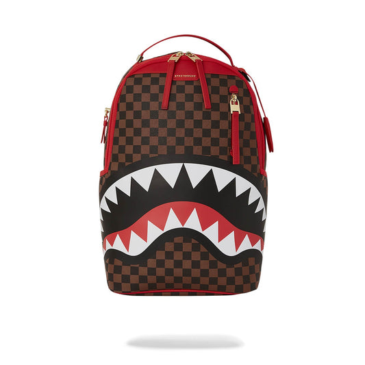 Sprayground All Or Nothing Sharks In Paris Backpack (Dlxv) Brown/Red