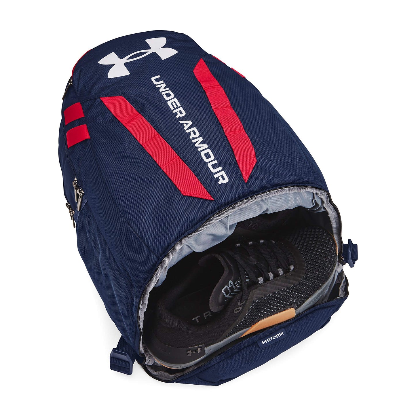Under Armour UA Hustle 5.0 Backpack Academy/Red/White