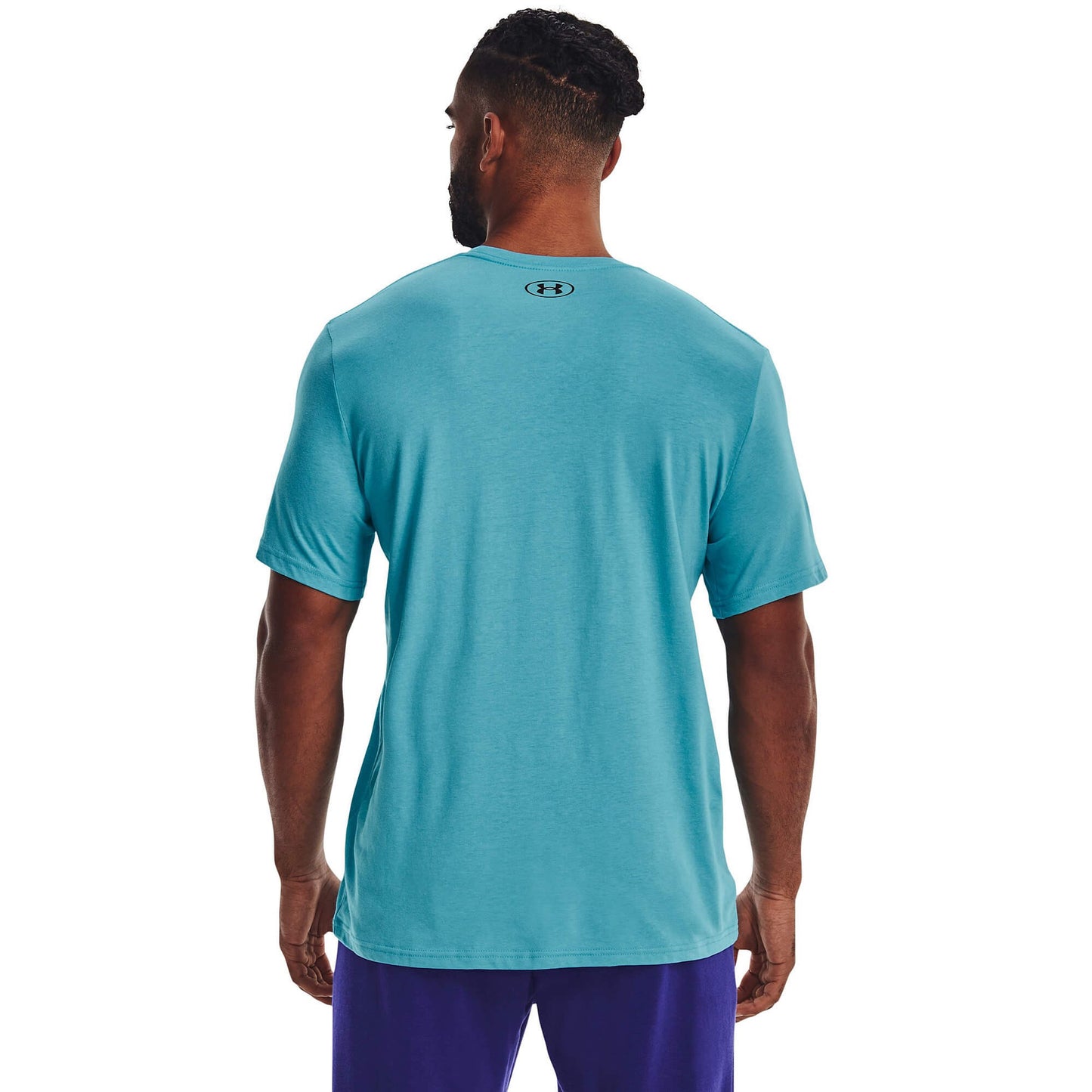 Under Armour Men's UA Sportstyle Left Chest Short Sleeve Shirt Blue/Black