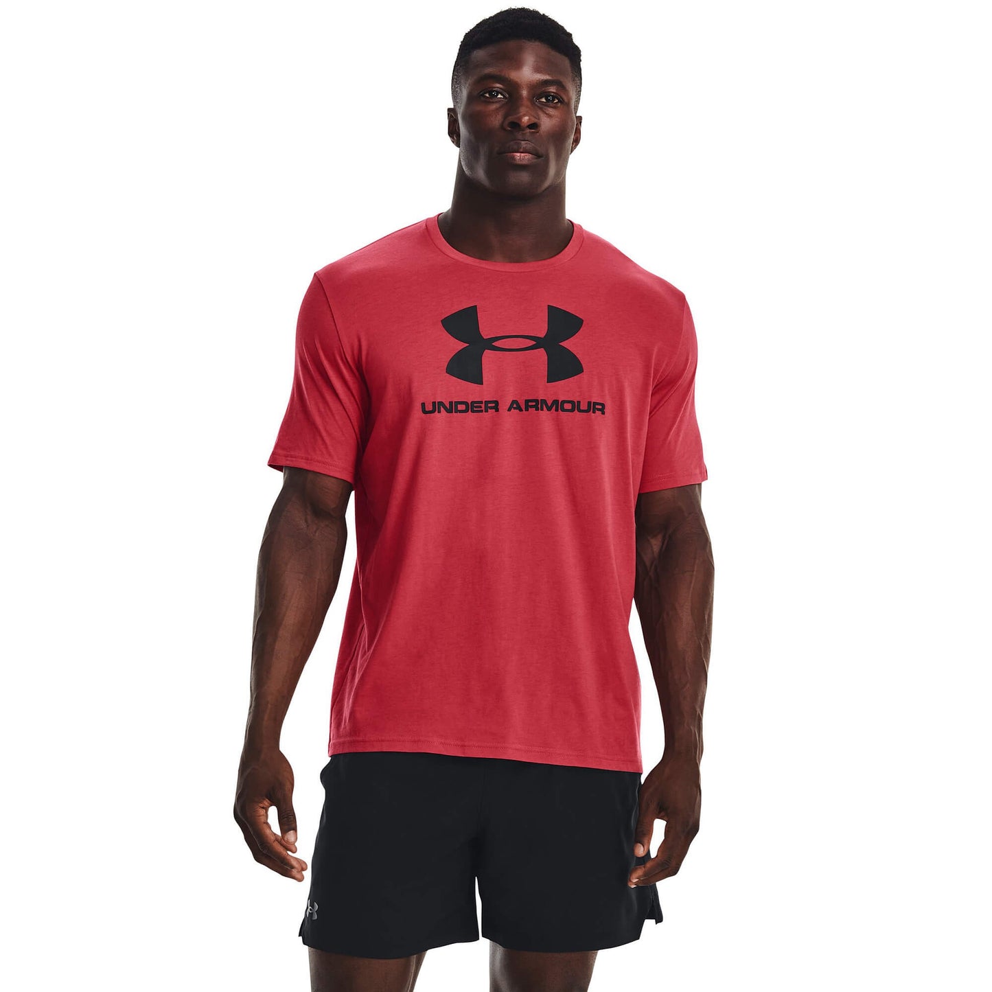 Under Armour Men's UA Sportstyle Logo Short Sleeve Chakra/Black