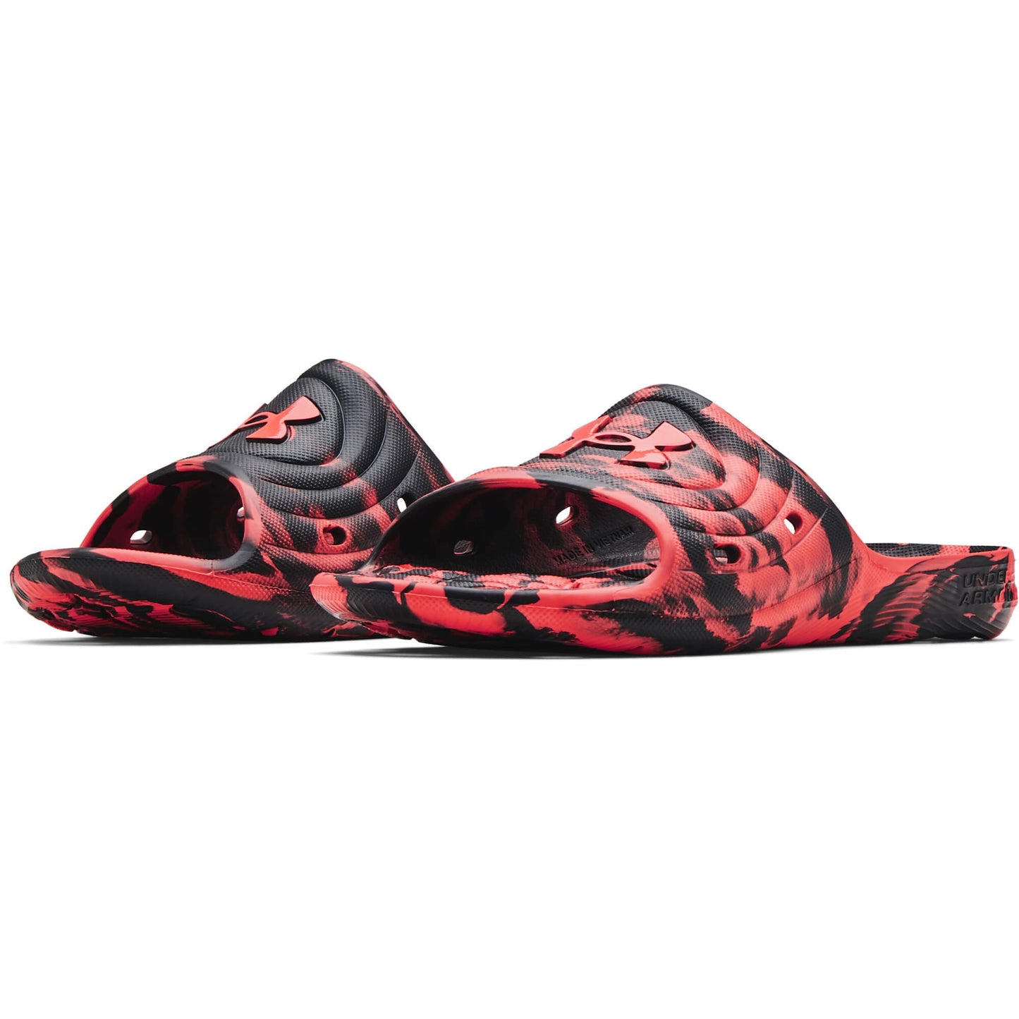 Under Armour Men's UA Locker Camo Slides Black/Beta