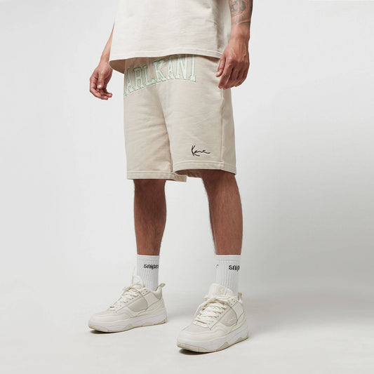 Šortky Karl Kani KK College Signature Sweatshorts off white biele