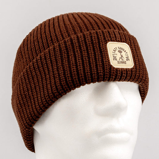 DJINN'S Medi Short Beanie Lazy Classic Coffee