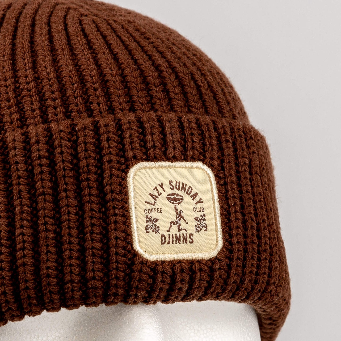DJINN'S Medi Short Beanie Lazy Classic Coffee