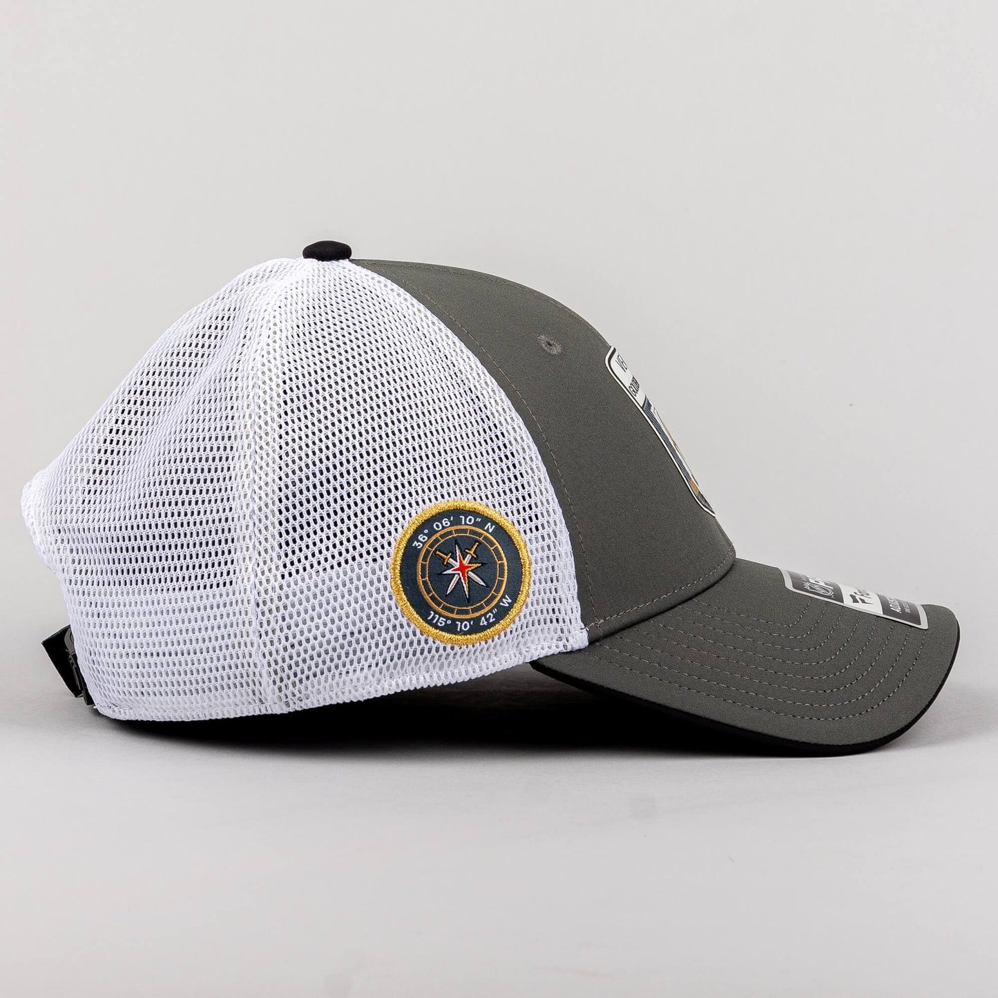 Fanatics NHL Draft Cap Vegas Golden Knights Authentic Pro Draft Structured Trucker-Podium Black/White