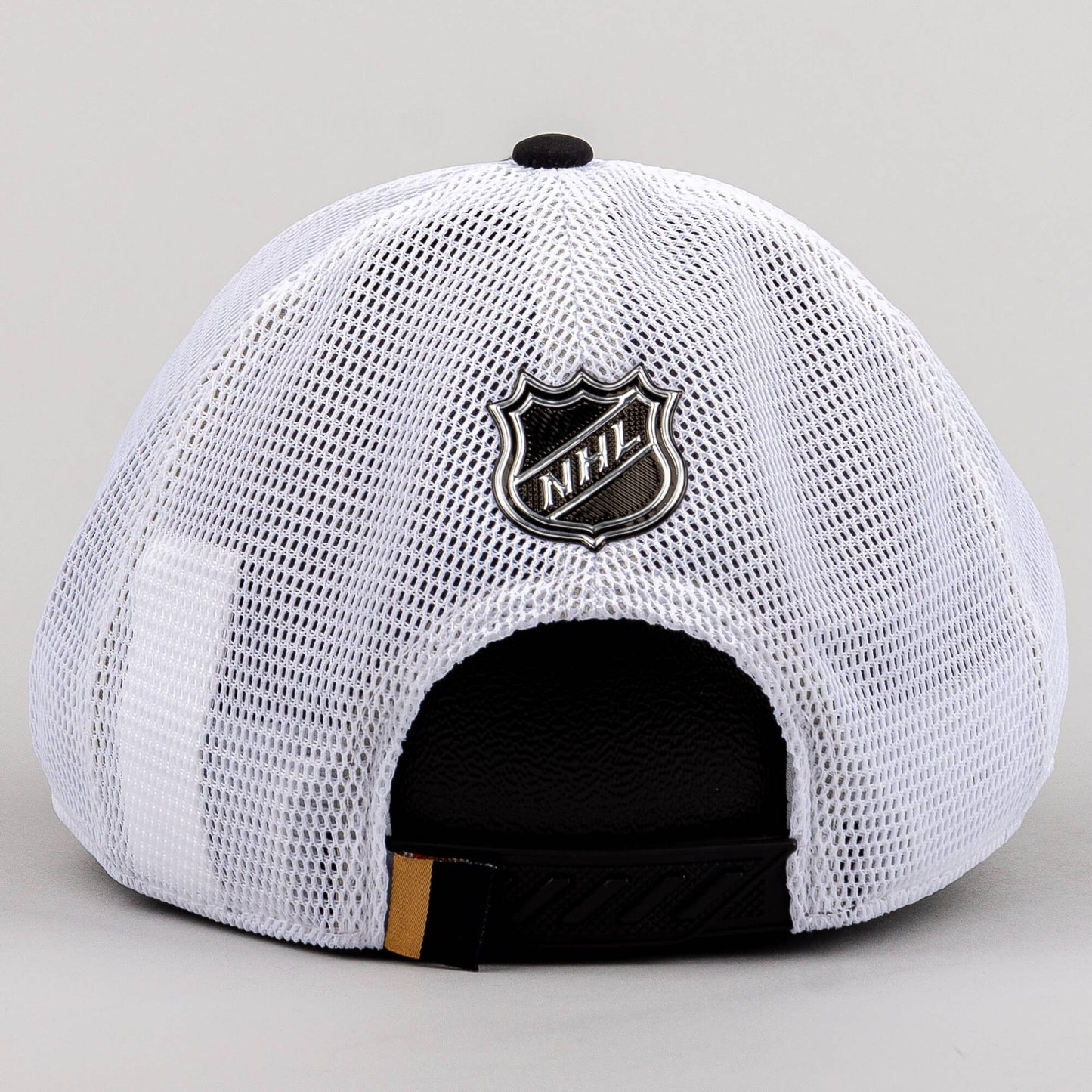 Fanatics NHL Draft Cap Vegas Golden Knights Authentic Pro Draft Structured Trucker-Podium Black/White