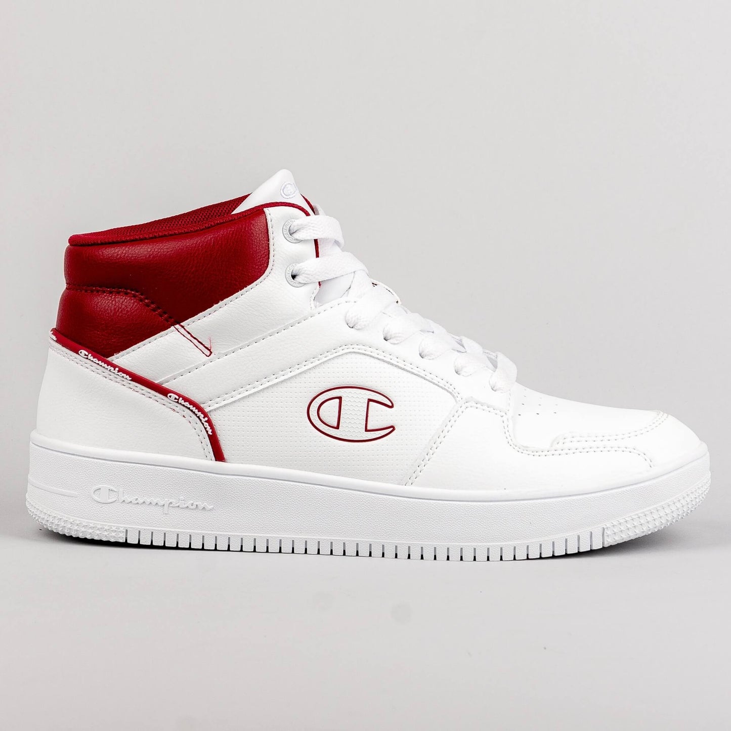 Champion Mid Cut Shoe Rebound 2.0 Mid Wht/Red