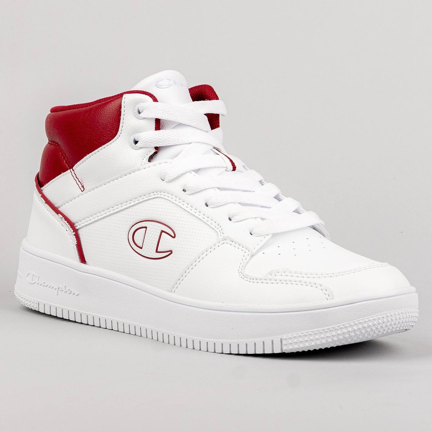 Champion Mid Cut Shoe Rebound 2.0 Mid Wht/Red