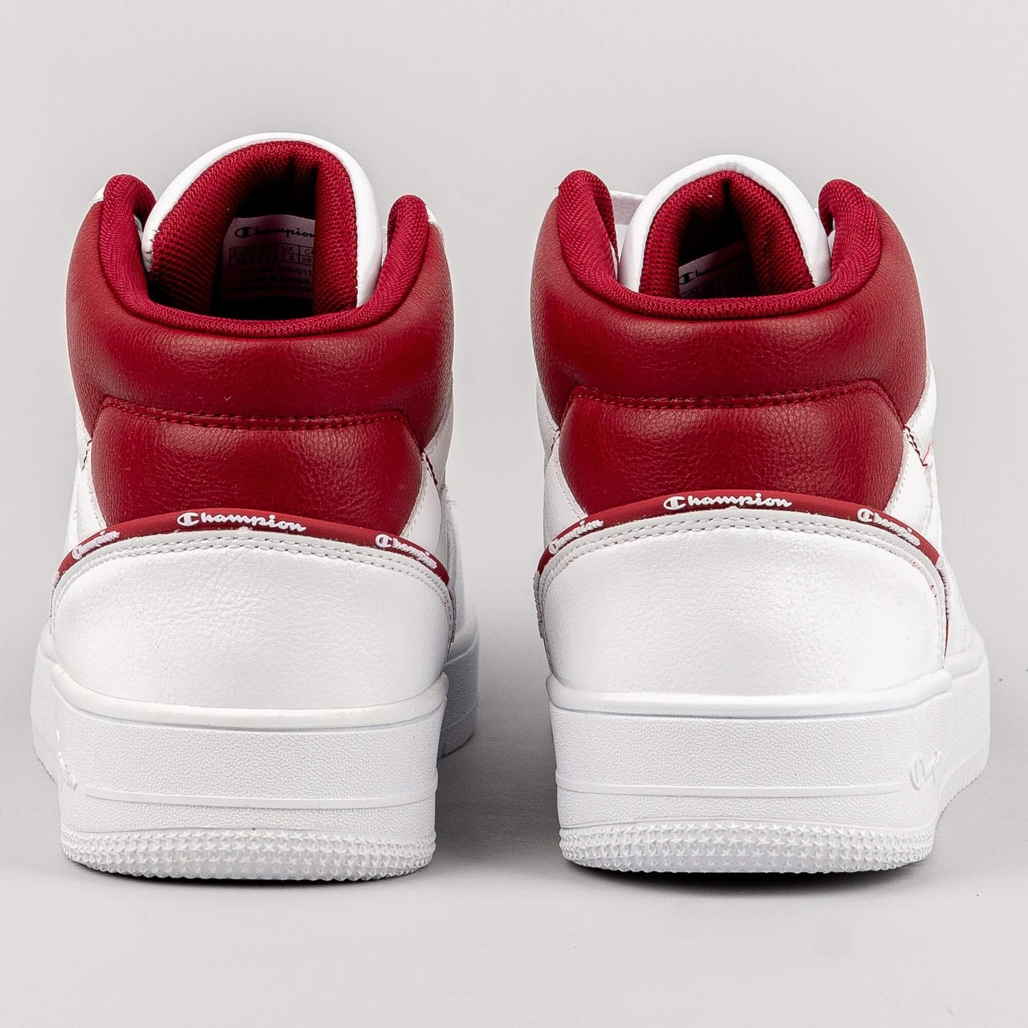 Champion Mid Cut Shoe Rebound 2.0 Mid Wht/Red