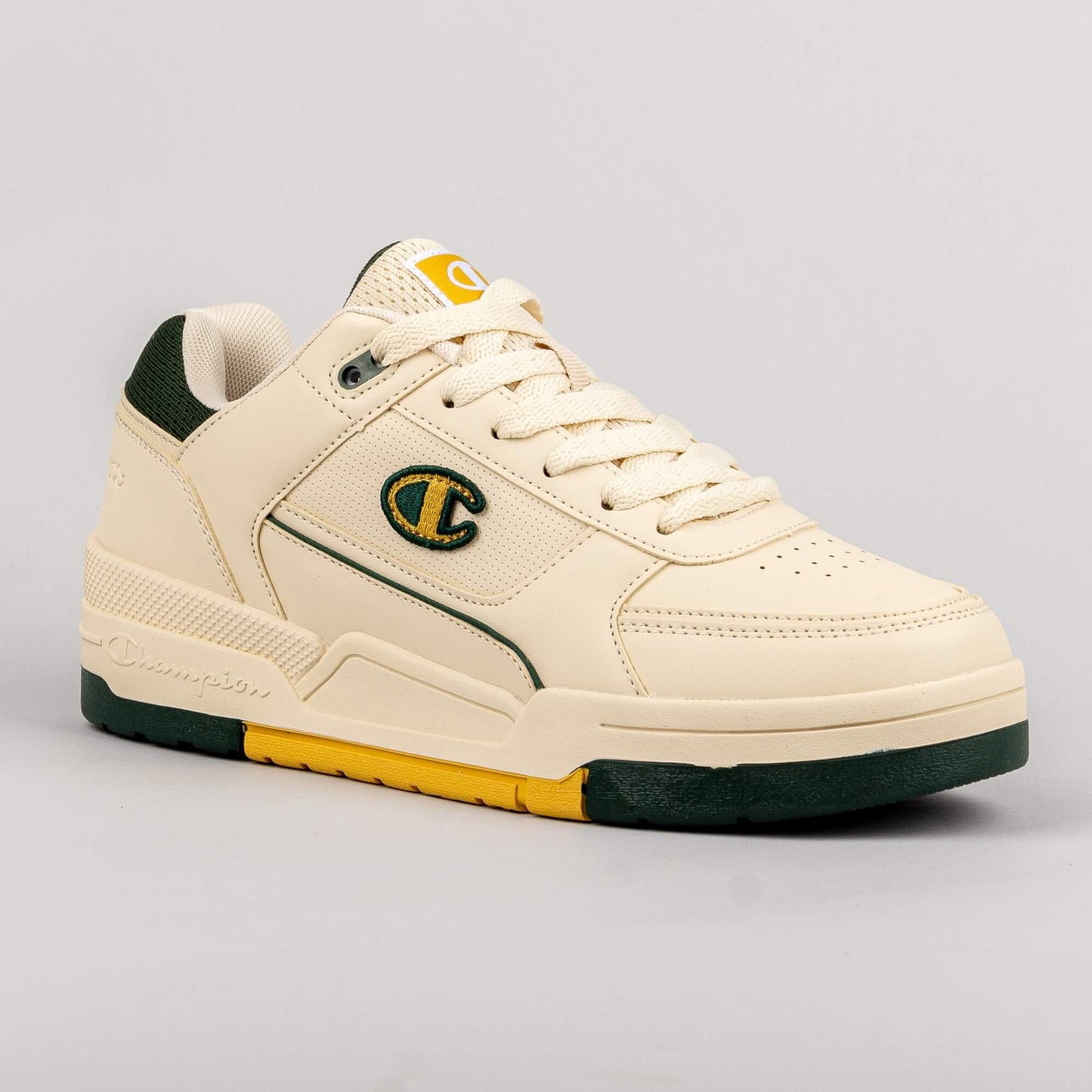 Champion Low Cut Shoe Rebound Heritage Low Off White/Green/Yellow
