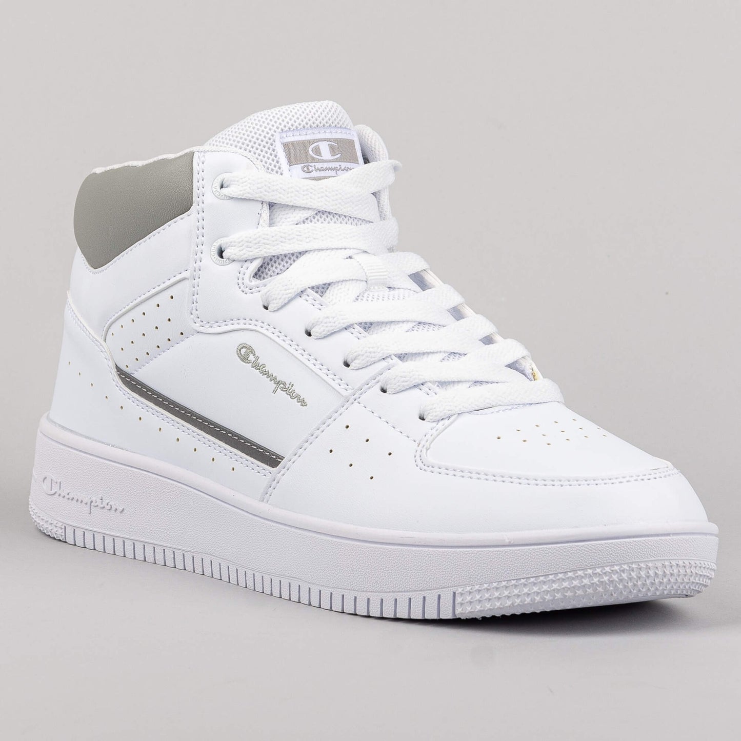 Champion Mid Cut Shoe Rebound Evolve Ii Mid Element White/Grey