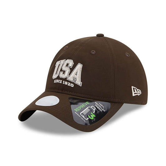 New Era New Era USA Womens Repreve Brown 9TWENTY Adjustable Cap