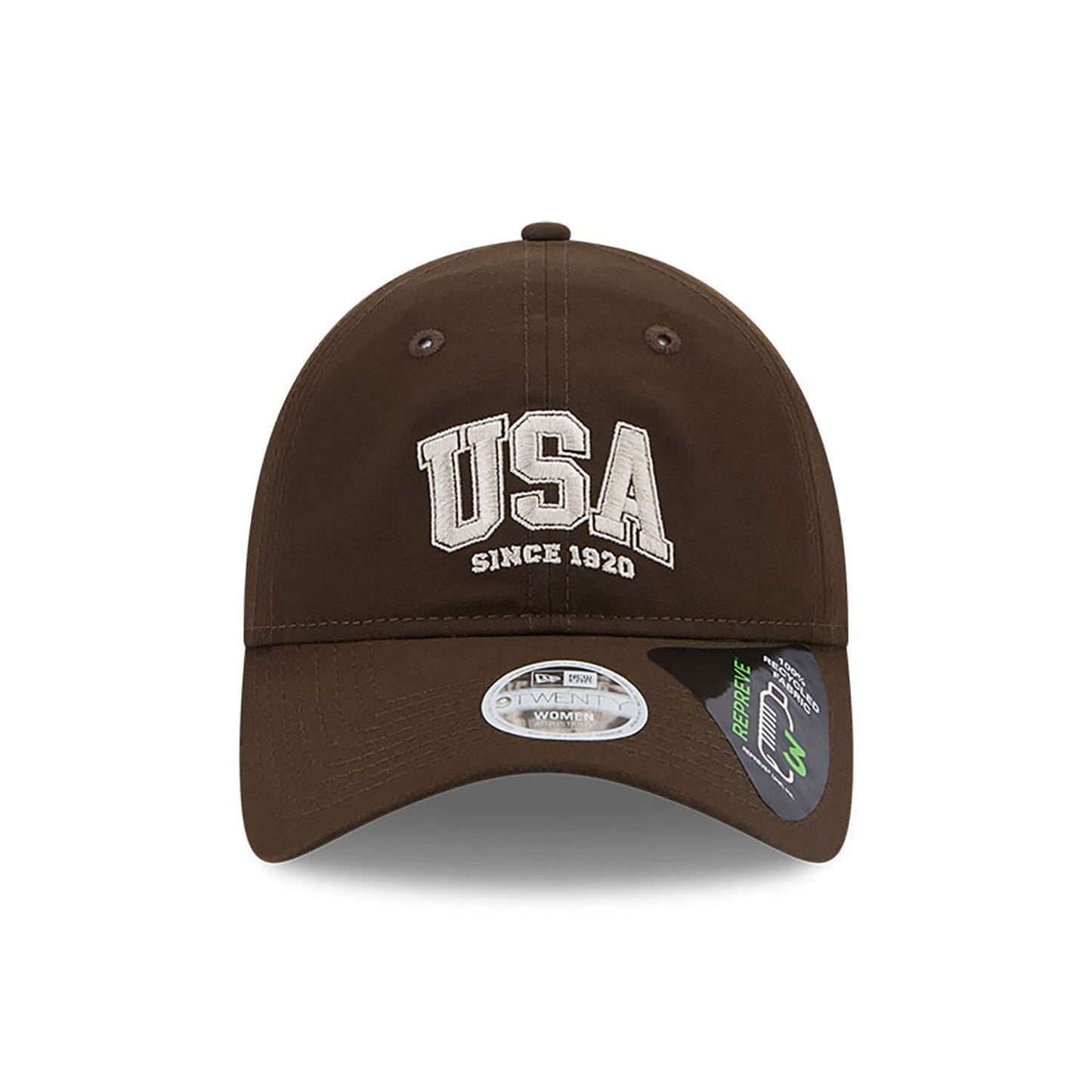 New Era New Era USA Womens Repreve Brown 9TWENTY Adjustable Cap