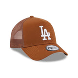 New Era MLB LA Dodgers League Essential Brown Trucker Cap
