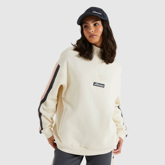 Ellesse Filippa 1/2 Zip Track Top OFF WHITE